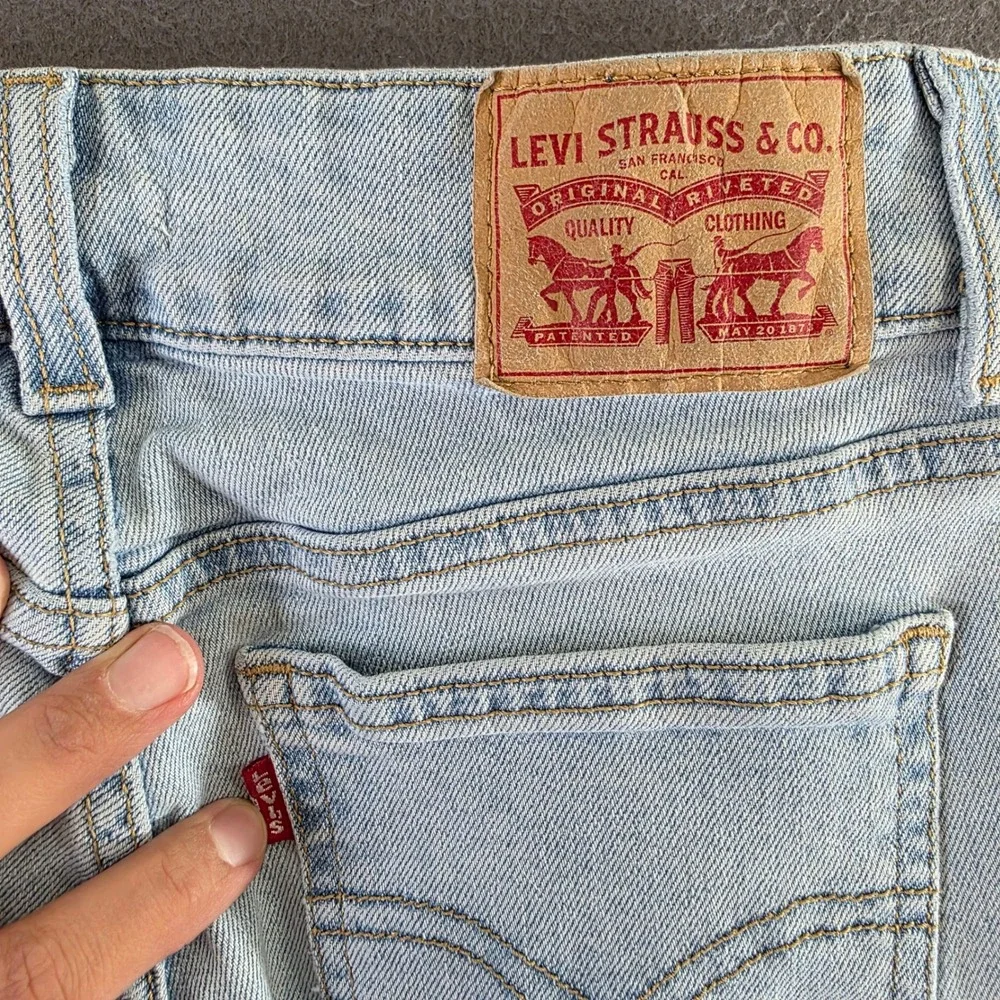 Levi's Superlow Flare Jeans Light Wash Denim W27 L32 A7454-0003